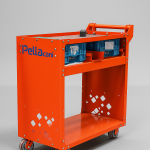 Carro mobiliario industrial para materia o piezas de metalúrgica - Pellacani soluciones